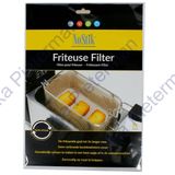 NoStik - Friteuse Filter - Zwart - Kunststof