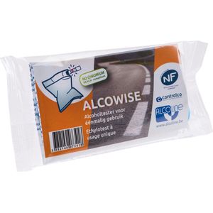 Alcowise - Alcoholtester - 10 stuks - 0,5 promille - eenmalig gebruik - NF keurmerk - geschikt voor Frankrijk