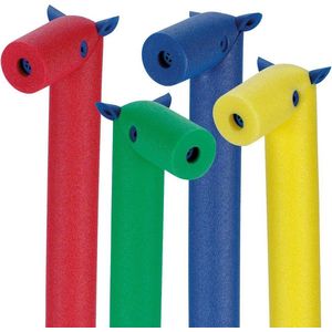 Comfy Noodle Pony Whistle 6.7x145 cm + Geluid Verschillende Kleuren Per Stuk