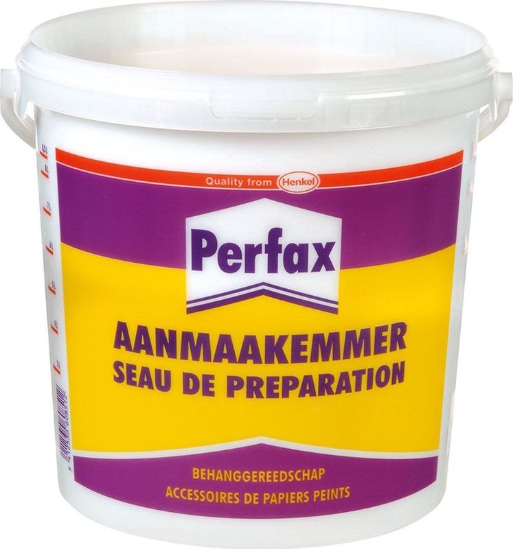 Perfax - Aanmaakemmer - Kunststof - Geschikt voor Behanglijm