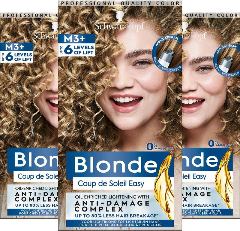 Schwarzkopf Blonde M3+ Coup de Soleil Easy - 3 stuks - Voordeelverpakking