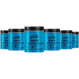 Got2b - Men - Chaotic Fibre Haar Gum - Haarstyling - Voordeelverpakking - 6 x 100 ml
