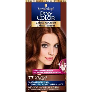 Schwarzkopf - Poly Color - Haarverf - Kastanje - Voordeelverpakking - 3 stuks
