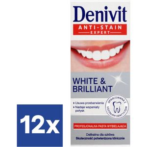 Denivit White & Brilliant tandpasta 12x 50ml