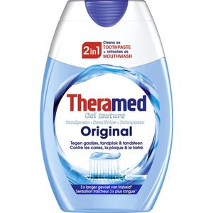Theramed 2 in 1 Original Tandpasta - Voordeelverpakking - 12 x 75 ml