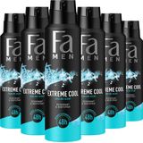 6x Fa deodorant spray Extreme Cool for Men (150 ml)