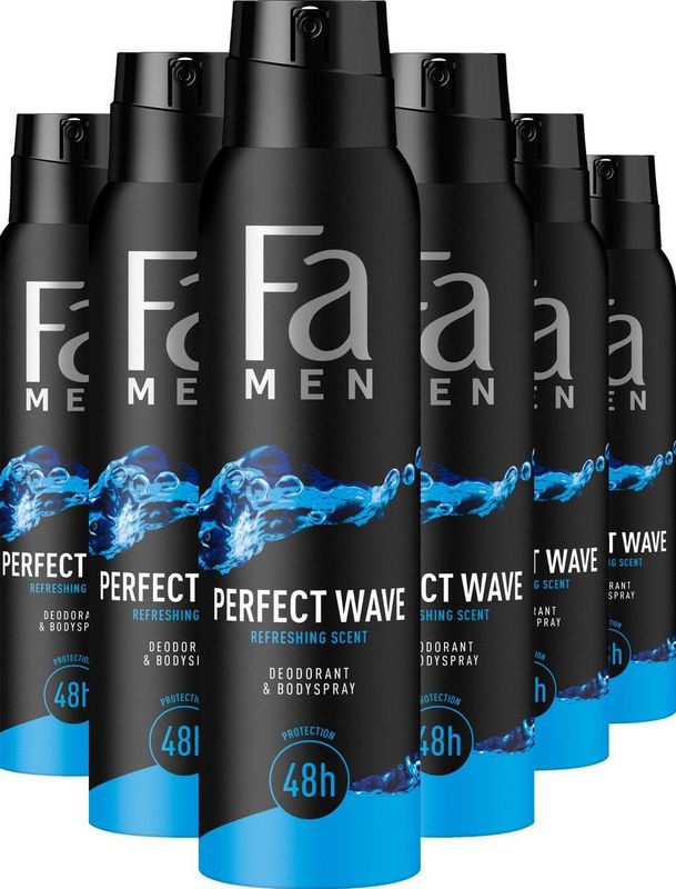 Fa - Men - Deodorant Spray - Perfect Wave - Vegan - 48 Uur Bescherming