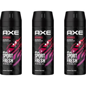 AXE - Recharge - Deo Spray - Sport Fresh - Voordeelverpakking 3 x 150 ml