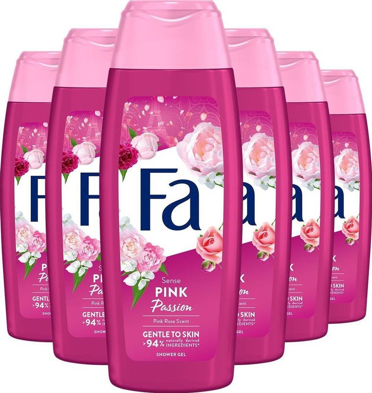 Aanbieding: 6x Fa douchegel Pink Passion (250 ml)