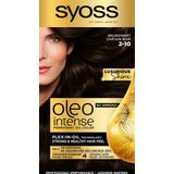 Syoss Oleo Intense - Haarverf - Bruinzwart - 3x