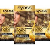 Syoss Oleo Intense - Haarverf - 7-10 Natuurlijk Blond - Voordeelverpakking - 3 Stuks