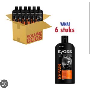 Syoss Shampoo Repair Therapy Voordeelverpakking 6 x 500 ml