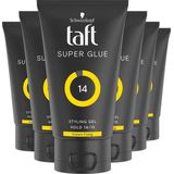 Taft - Styling Super Glue Tube - Haargel - Haarstyling - Voordeelverpakking - 6 x 150 ml