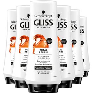 Gliss Kur Total Repair 19 Conditioner 6x 200 ml - Voordeelverpakking