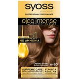 3x Syoss Oleo Intense Haarverf 6-80 Caramel Blond