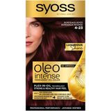 Syoss Oleo Intense- 4-23 Bordeaux Rood - Haarverf- Permanent - Voordeelverpakking - 3 Stuks