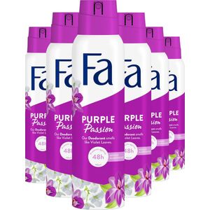 Fa - Purple Passion - Deodorant Spray - Hibiscus - Vegan - 0% Aluminiumzouten