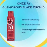 Fa - Glamorous Moments - Deodorant - Zwarte Orchidee - Vegan Formule