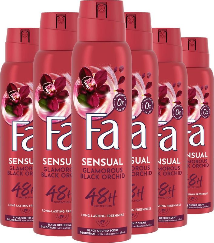 Fa - Glamorous Moments - Deodorant - Zwarte Orchidee - Vegan Formule