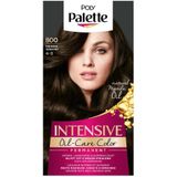 Palette - Intensieve Crème Kleur - 800 Donkerbruin - Permanente Haarverf - Verzorgend Haarmasker