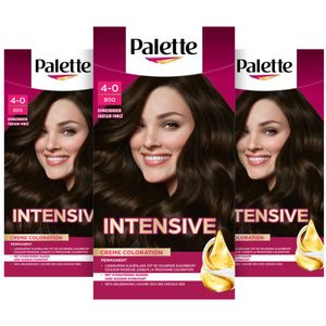 Poly Palette - Intensive Oil-Care Color - Haarkleuring - Donkerbruin - 3x