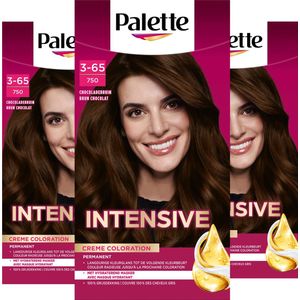 Poly Palette 750 Chocolade Bruin Permanente Haarverf Haarkleuring 3 stuks