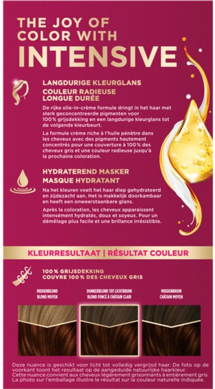 Schwarzkopf - Poly Palette - Haarverf - Kastanje Middenbruin - 115ml x 3