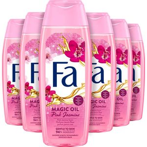 Fa Magic Oil Pink Jasmine - Douchegel - Voordeelverpakking - 6 x 250 ml
