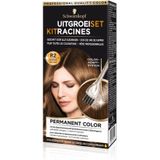 3x Schwarzkopf Uitgroeiset Haarverf Goudbruin R2 1 set