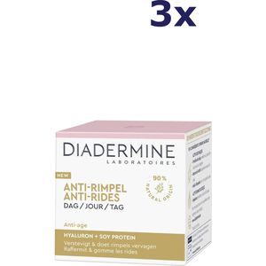 3x Diadermine Anti-rimpel Dagcreme 50ml