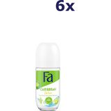 Fa Deoroller Caribbean Lemon - 6 stuks