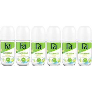 Fa Deoroller Caribbean Lemon - 6 stuks