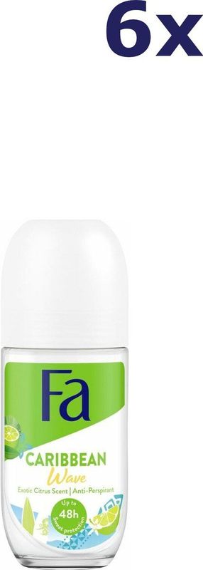 Fa Deoroller Caribbean Lemon - 6 stuks