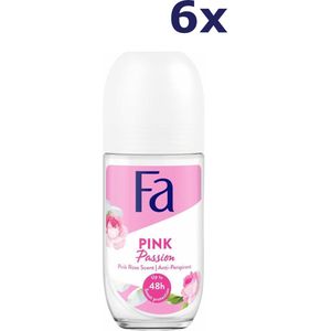 Fa Pink Passion - Deoroller - Voordeelverpakking - 5 x 50 ml