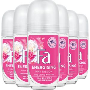 Fa Pink Passion - Deoroller - Voordeelverpakking - 5 x 50 ml