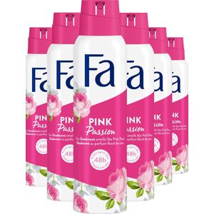 Fa - Pink Passion - Deodorant Spray - 6x 150ml - Huidvriendelijk