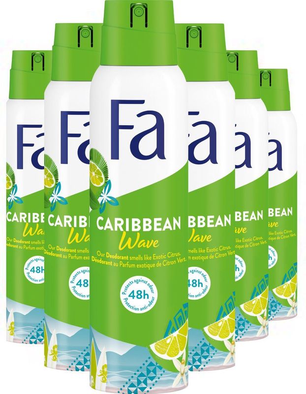 Fa - Caribbean Wave - Deodorant Spray - 150ml - Vegan Formule