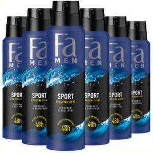 Fa Sport deodorant spray - 6 x 150 ml - voordeelverpakking