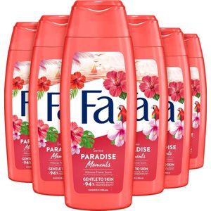 Fa Paradise Moments - Douchegel - Voordeelverpakking - 6 x 250 ml