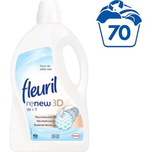Fleuril Puur Wit Wasmiddel - 4x70 Wasbeurten - Voordeelverpakking