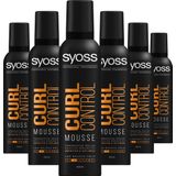 SYOSS - Curl Control Mousse - Haarmousse - Haarstyling - Voordeelverpakking - 6 x 250 ml