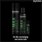 6x Syoss Max Hold Haarmousse 250 ml