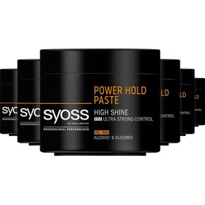 SYOSS - Men - Power Hold Extreme Styling Paste - Haarstyling - Paste - Voordeelverpakking - 6 x 150 ml