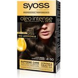 Syoss Oleo Intense 4-50 Steenbruin 3 stuks Voordeelverpakking