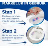 Witte Reus Kracht Actief Toiletblok - Bloesem - WC Blokjes Voordeelverpakking - 10 Stuks