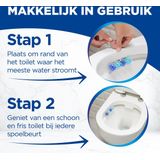 Witte Reus Kracht Actief Toiletblok - Oceaan - WC Blokjes Voordeelverpakking - 10 Stuks