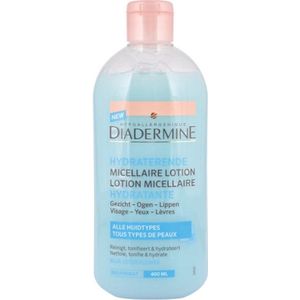 Diadermine - Lotion Micellaire Hydraterend met Blauwe Lotus en Arganolie - Voordeelverpakking 2 x 400 ml