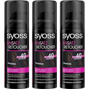 Syoss UitgroeisprayDonker Mahonie 3x