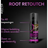 Syoss - Uitgroeispray Middenbruin - Haarkleuring - Voordeelverpakking - 3 Stuks