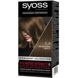 3x Syoss Classic Haarverf 5-8 Hazelnut Brown